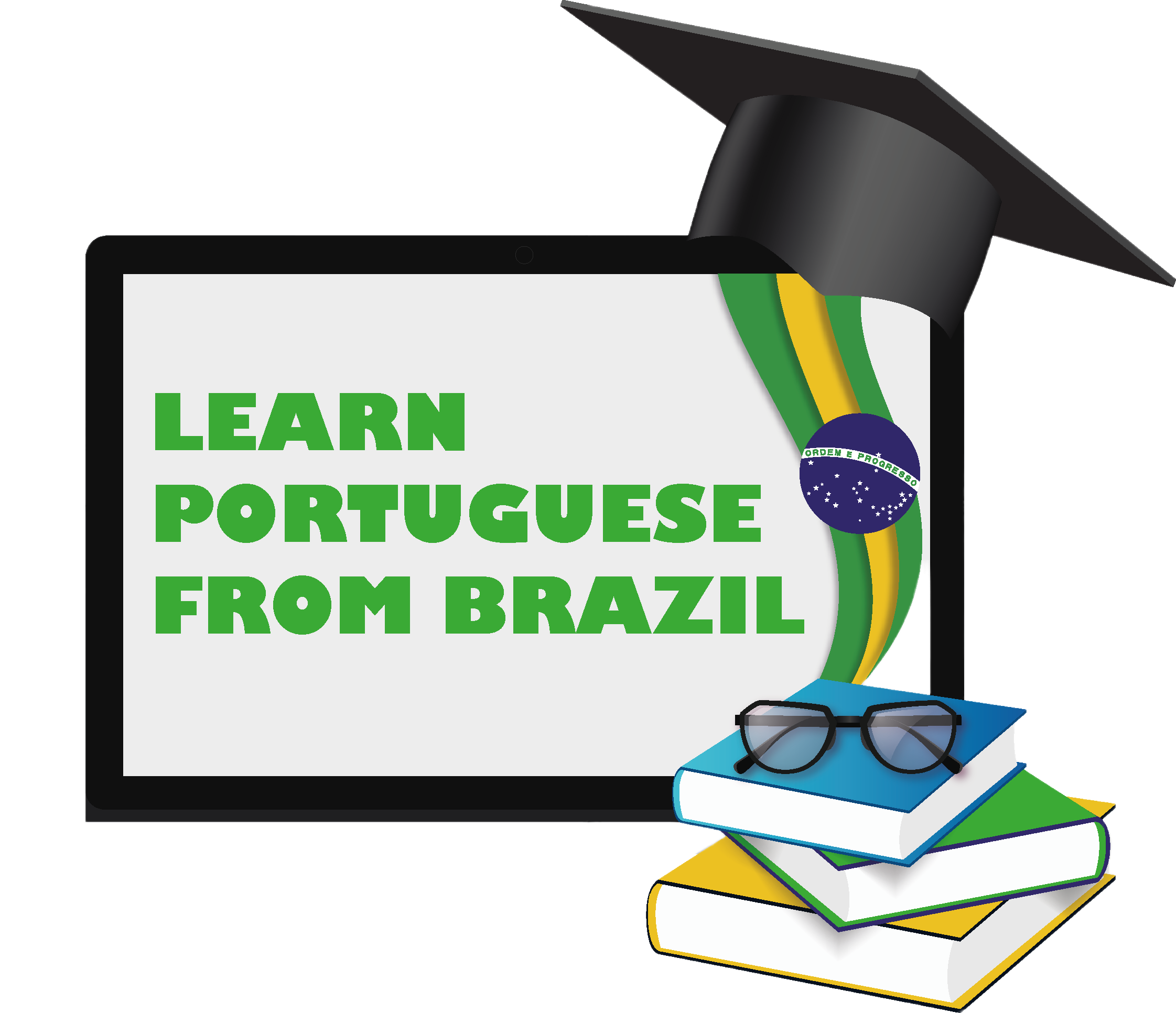 Learn Portuguese From Brazil Logo Learn Portuguese From Brazil Logo